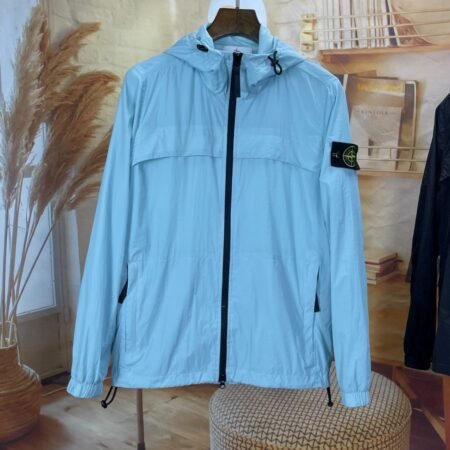 Stone island windbreaker baby blue