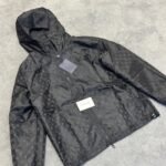 Lv Reversible monogram windbreaker black