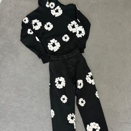Denim tears tracksuit black and white