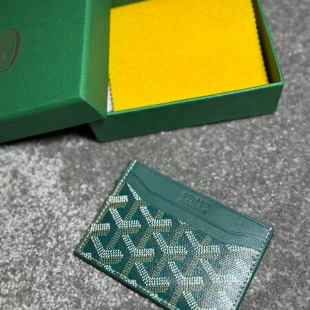 Goyard card holder Green