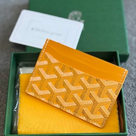 Goyard card holder Yellow