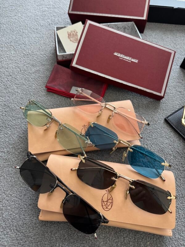 JACQUES MARIE MAGE Sunglasses blue