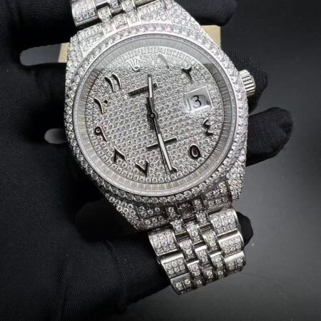 Rolex watch top quality moissanite