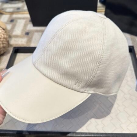 Hermes cap white