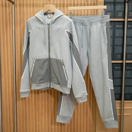 hermes tracksuit grey